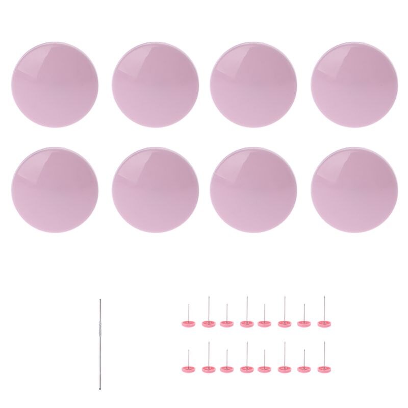 8 Stks/set Quilt Fasteners Lange/Korte Pin Dekbed Clips Deken Houder Sluiting Quilt Trooster Grijper Klem Knop Sheet Fasteners: Pink