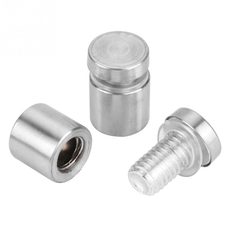 20 st  m16 20mm rostfritt stål  ss304 glas standoff annonsera fäststift skylt montering fästen hårdvara