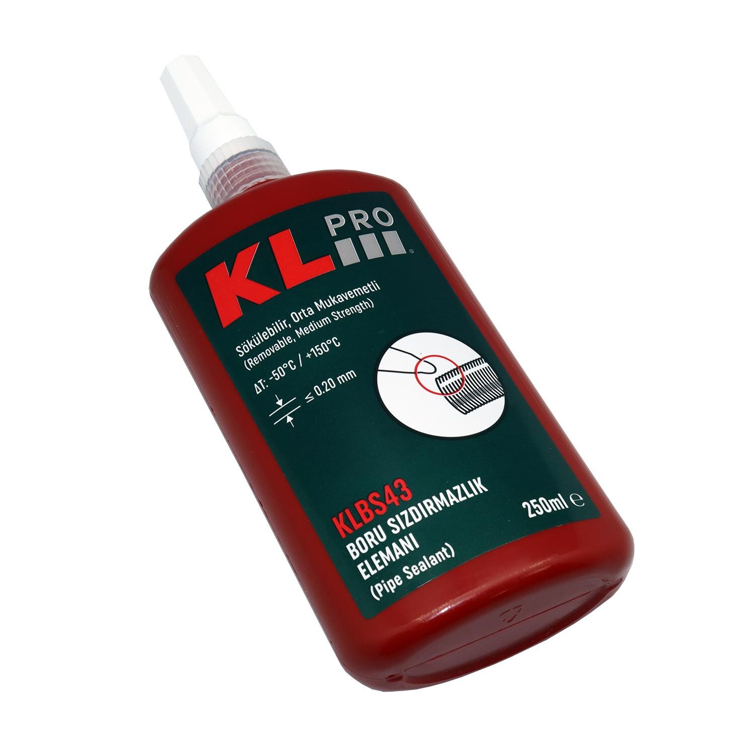 Klpro klbs 43-250 250ml rör tätningselement