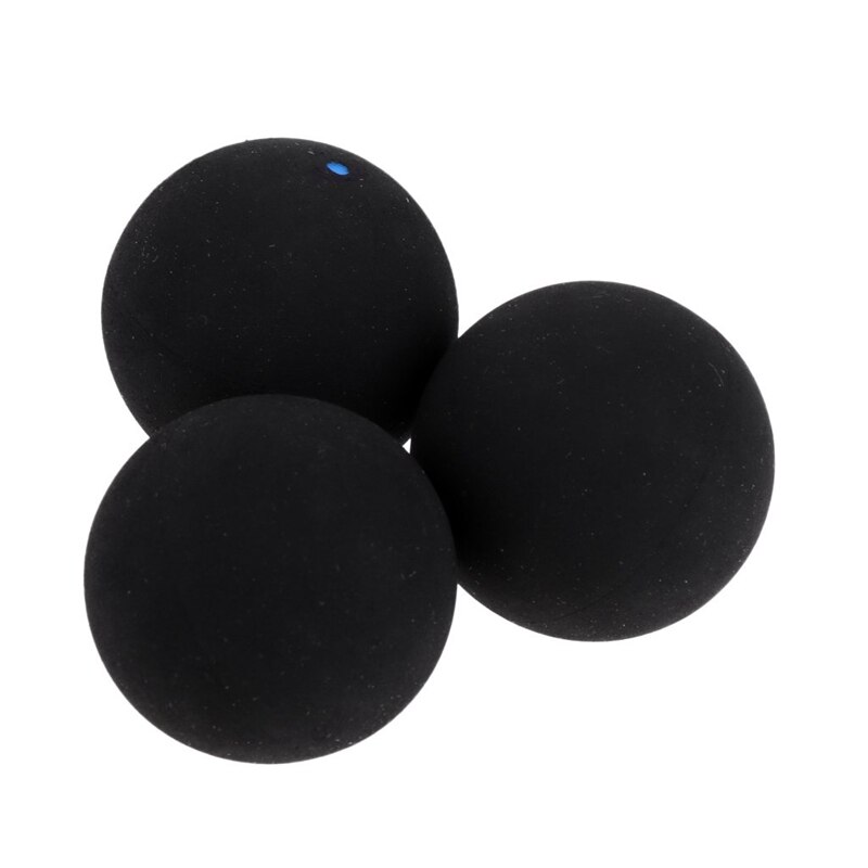 Squash Ball Blue Dot Fast Speed Sports Rubber Balls Player Competition Squash(3 Pcs)