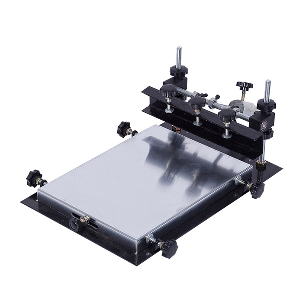 commercial small manual screen printing station SMT manual imprinting station solder paste screen printing machine