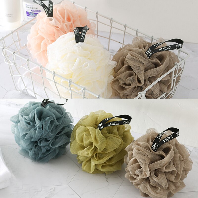 Lichaam Schoon Bad Puff Mesh Zeepdispenser Huidvriendelijke Wassen Douche Hulpmiddel Exfoliërende Bad Spons Comfortabel Bad Scrub Bal