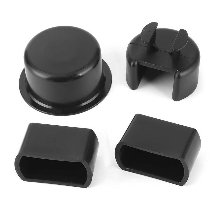 4pcs/set Tailgate Hinge Pivot Bushing Insert Kit 38641 Fit for Ford Ranger F150 F250 F350 F450 F550 Plastic Black Car Door Parts