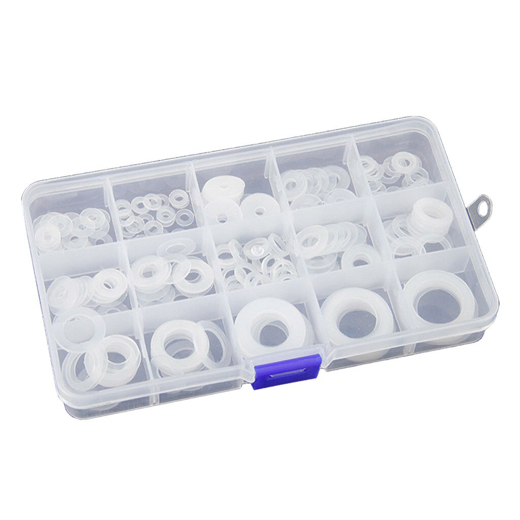Arandelas De Nylon M8 (40 Pcs) | Aislantes, Anticorrosivas Y Silenciosas | Evita El Desgaste Y Vibraciones