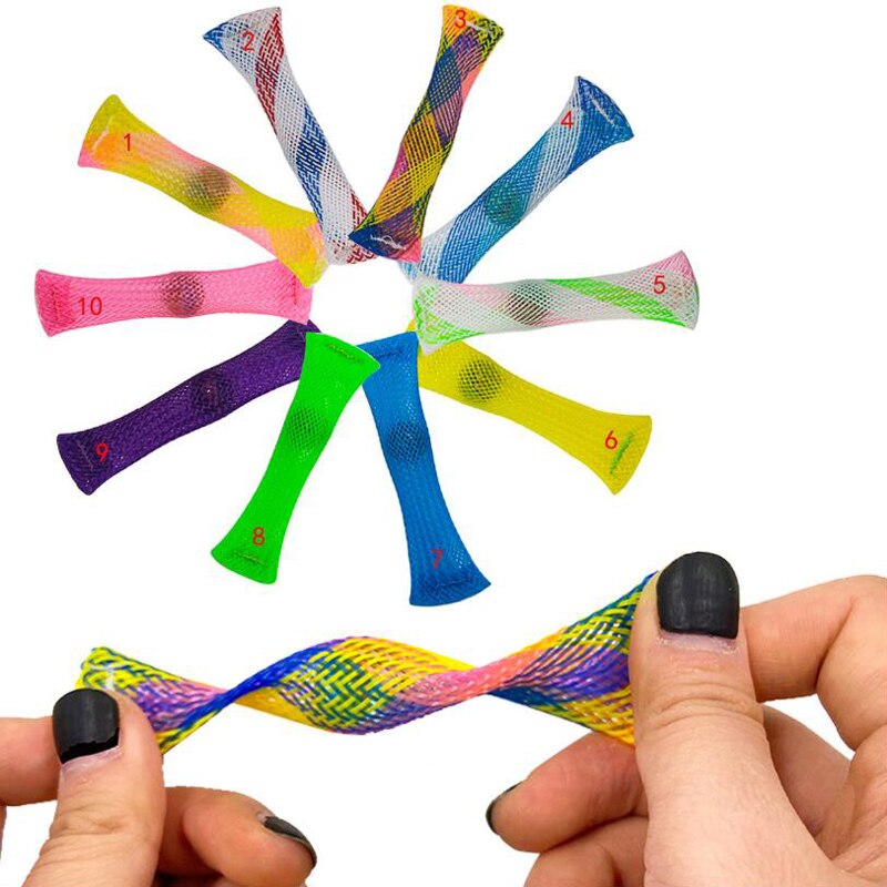 3pcs/lot Fidget Toy Magic Rings Anti-Stress Bracelet Ring Unzip Toy Magic Ring Props Tools Decompression Toys