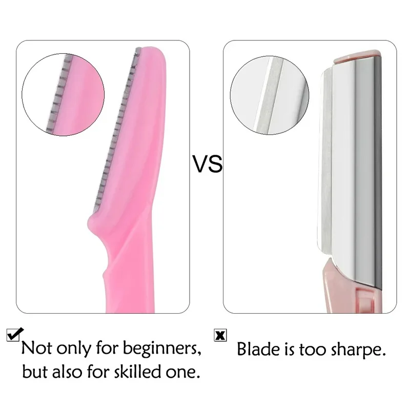 Wenkbrauw Trimmer Gezichtsscheerapparaat Draagbare Wenkbrauw Epilatie Ontharing Veiligheid Wenkbrauw Knippen Vrouw Make-Up Tools