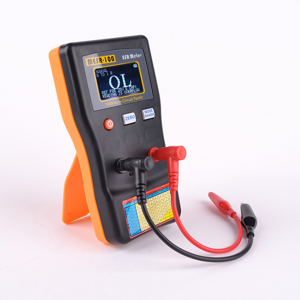 MESR-100 Esr Capaciteit Ohm Meter Meten Capaciteit Weerstand Condensator Circuit Tester