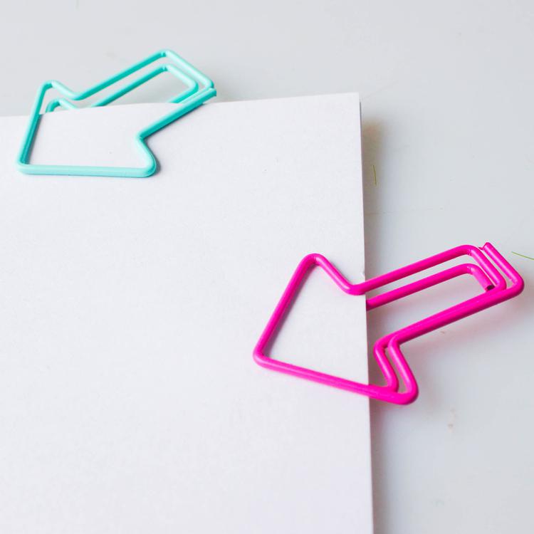 Arrows Paperclip Arrow Paper Clip Metal Pin Arrow Bookmark Cute Spe... – Grandado
