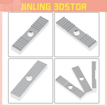 DIY GT2 3D Drucker Aluminium Block zeitliche Koordinierung Gürtel Befestigung Stück Zahn Tonhöhe 2mm Klemme 9*40mm Für 3D Drucker CNC