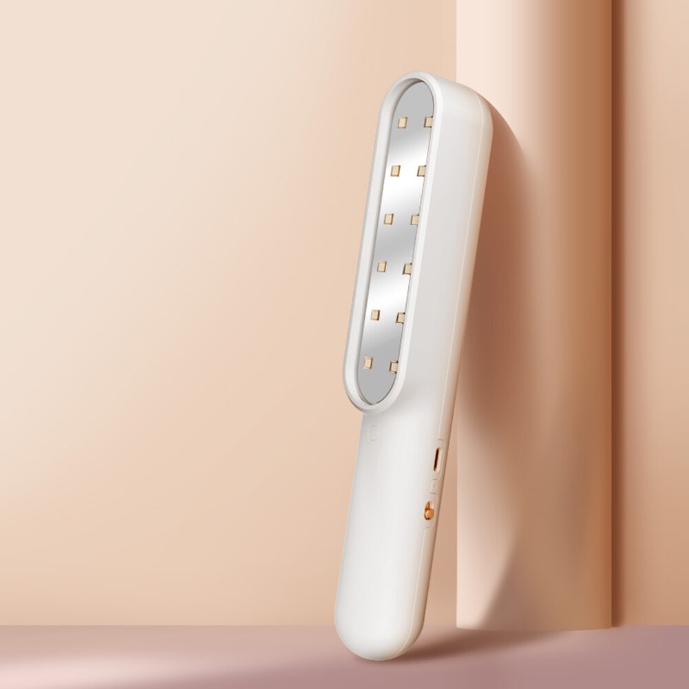 UV Light Wand Rechargeable Ultraviolet Disinfection Light Hand-holder Portable UV Toothbrush Sterilizer Light for Home Travel