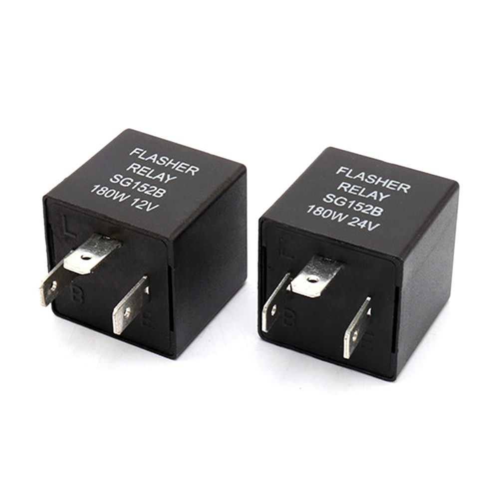 DC12V DC24V car relay 180W 5A-10A car flasher car and motorcycle steering relay 3 pin flash relay electronic module
