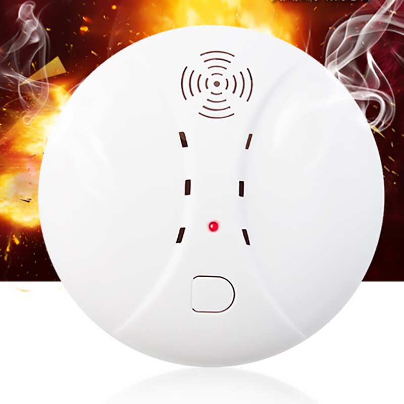 Independent Smoke Detector Intelligent Smoke Fire Detector High Sensitivity Low Battery Reminder High Volume SmokeDetector
