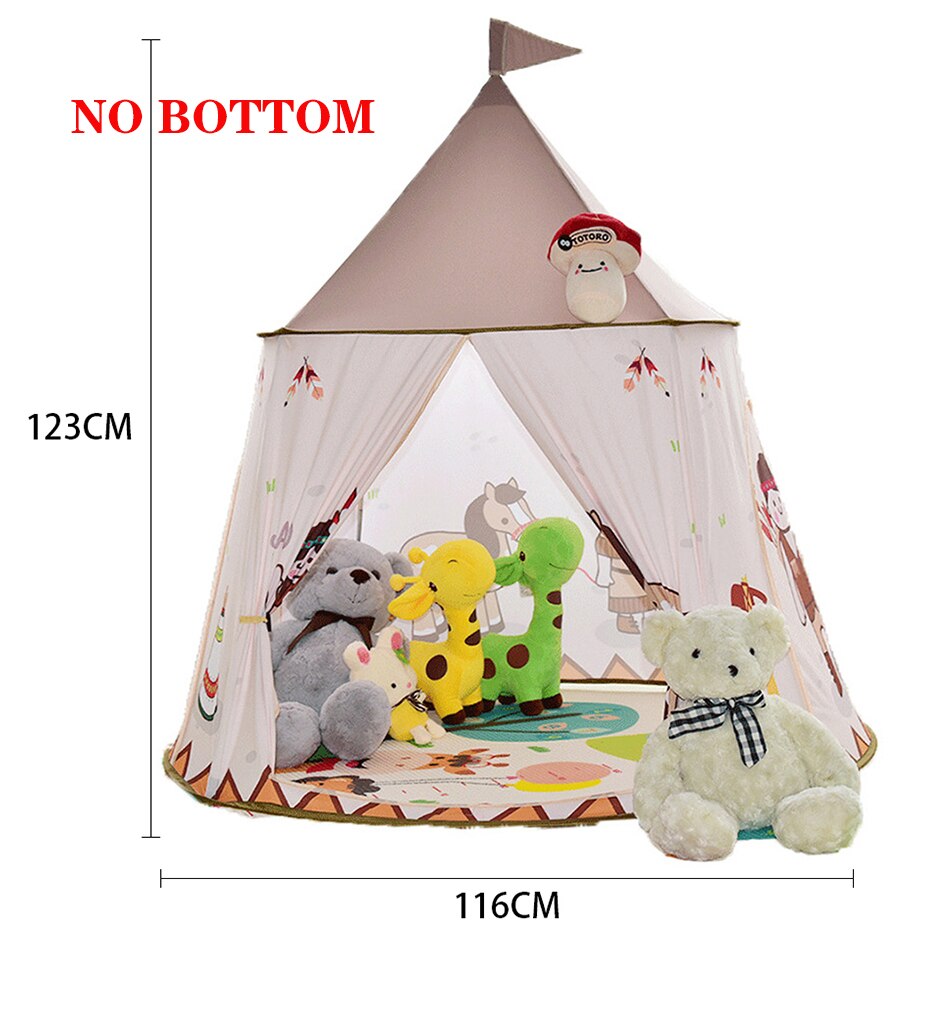 Pieghevole Tenda dei bambini Per I Bambini Del Bambino della Casa del Gioco Wigwam Castello Della Principessa Teepee Bambini Regalo di Appendere la Bandiera Tenda Per Bambini toy camera: WJ3451B