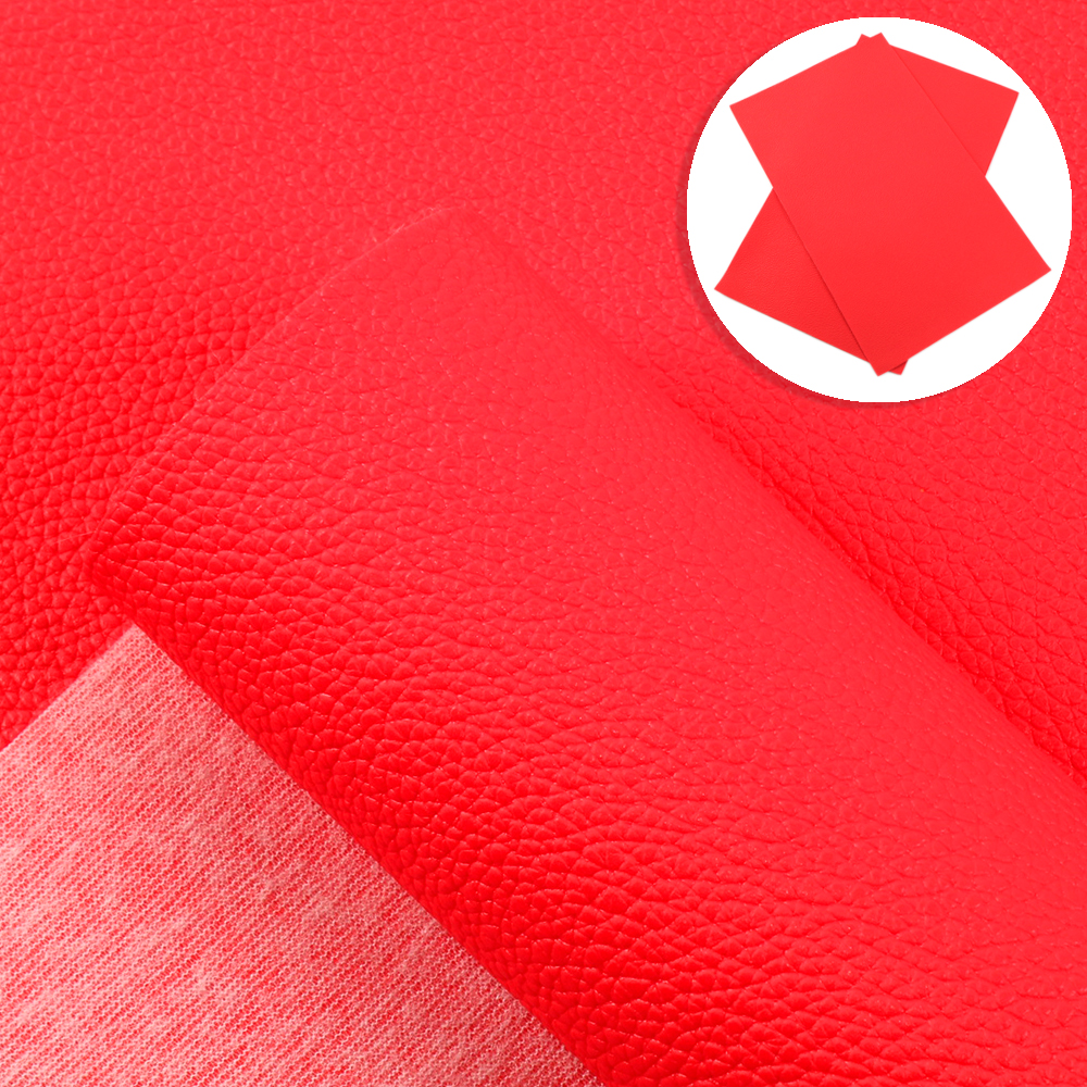 20*33cm Plain Color Lychee Grain Leather Fabric Faux Leather For Handbag Wallet Earrings Making,1Yc9050: 1099262012