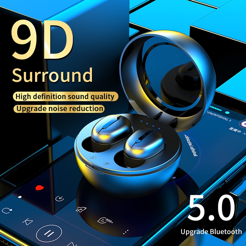 S8 Tws Draadloze Bluetooth Headset 5.0 Echte Draadloze In-Ear Mini Sport Oortelefoon Handsfree Gaming Headset Voor Mobiele Telefoon