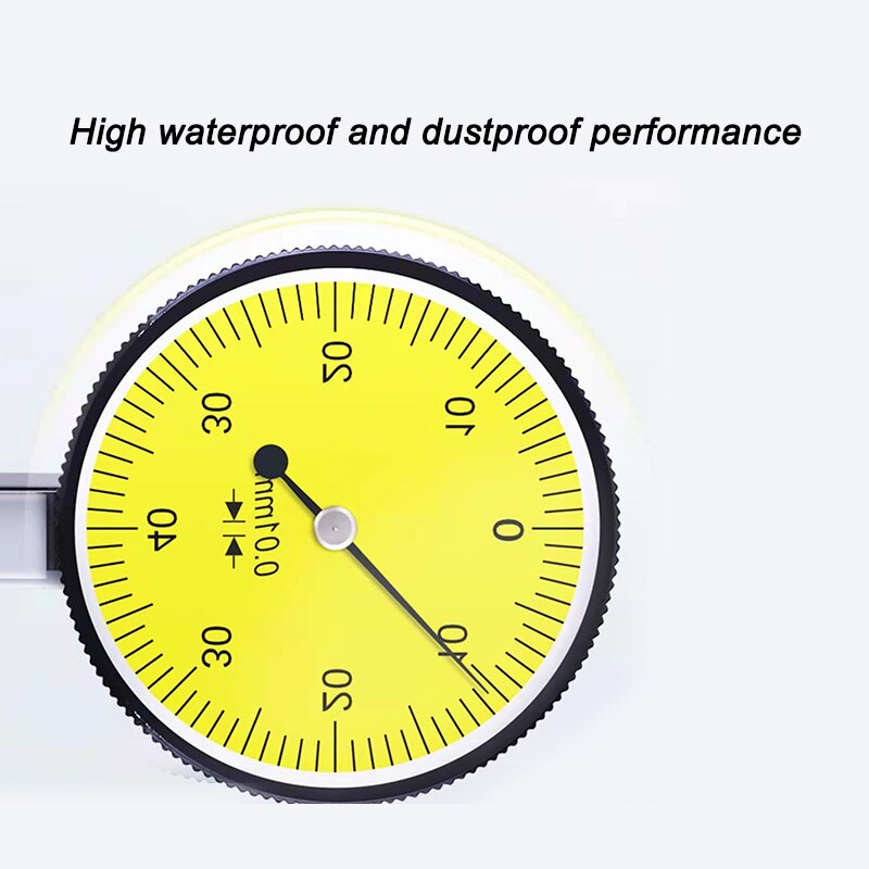 Measuring Instrument Magnetic Dial Indicator Test Indicator Accuracy 0.01mm Dial Indicator Shockproof Precision Indicator
