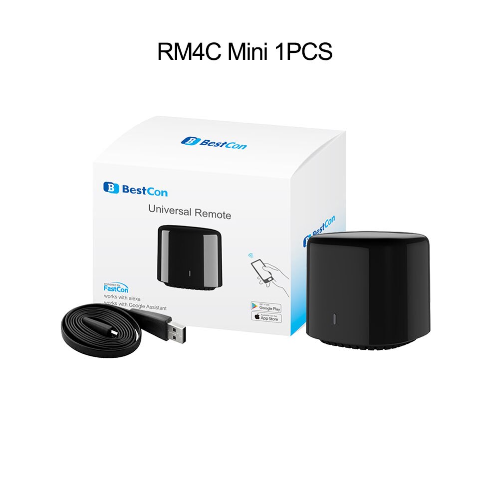 Broadlink Bestcon RM4 Pro/Rm4C Mini Wifi Ir Rf Universele Smart Afstandsbediening Werk Met Alexa Google Thuis Voor domotica: Rm4C mini