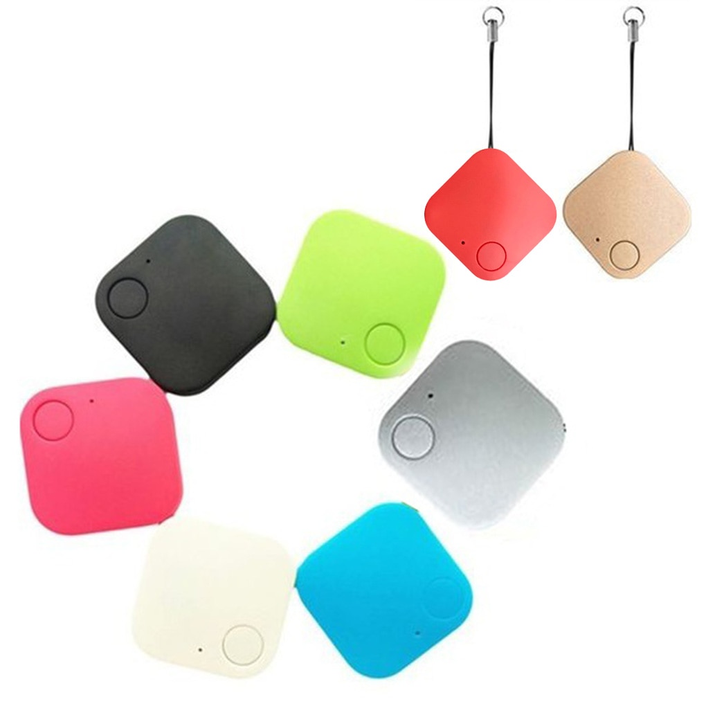 Bluetooth Square Smart Tracker Portable Locator for Car Kid Anti-Lost Bidirectional Alarm Reminder