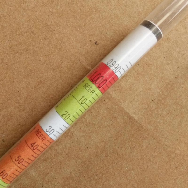 2pcs/set Triple Scale Hydrometer Self Brewed Wine Sugar Meter Alcohol Measuring for Home Brewing Making Beer Wine Mead