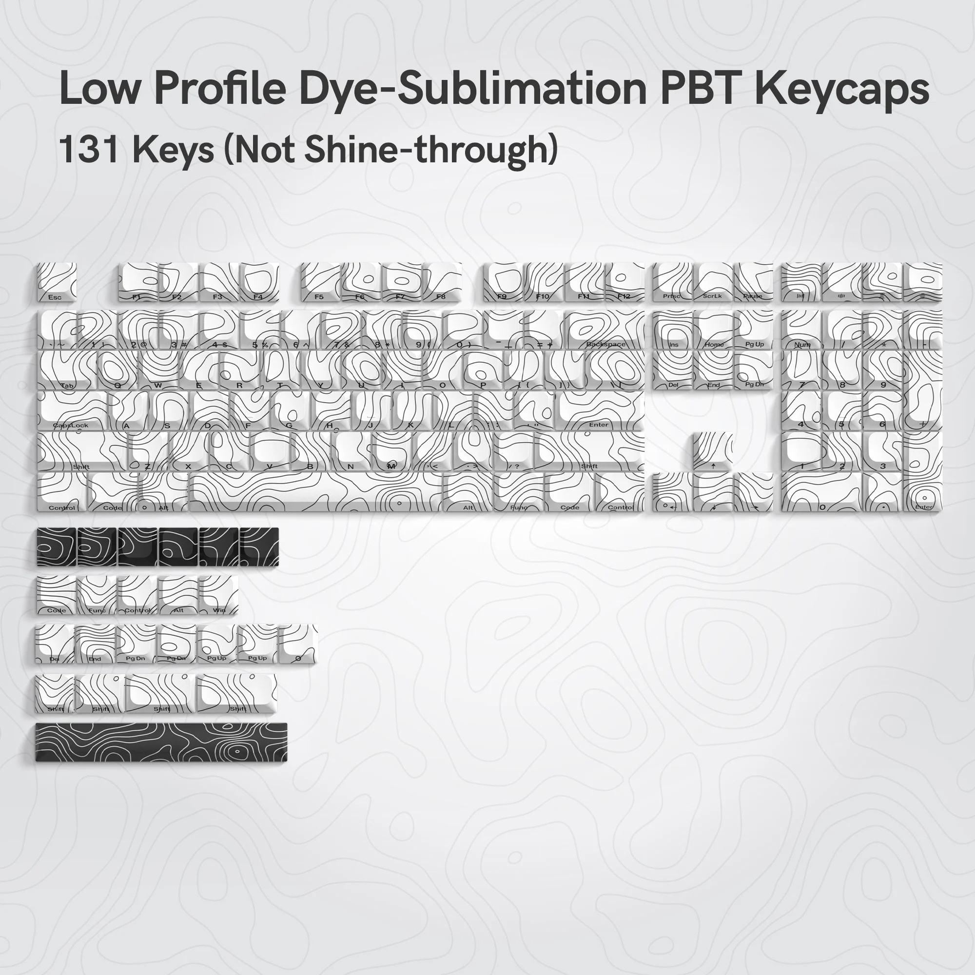 138 toetsen Low Profile PBT Keycaps Custom Double Shot Slim MX Keycaps voor Gateron Cherry MX mechanische schakelaars gamingtoetsenborden: Paars
