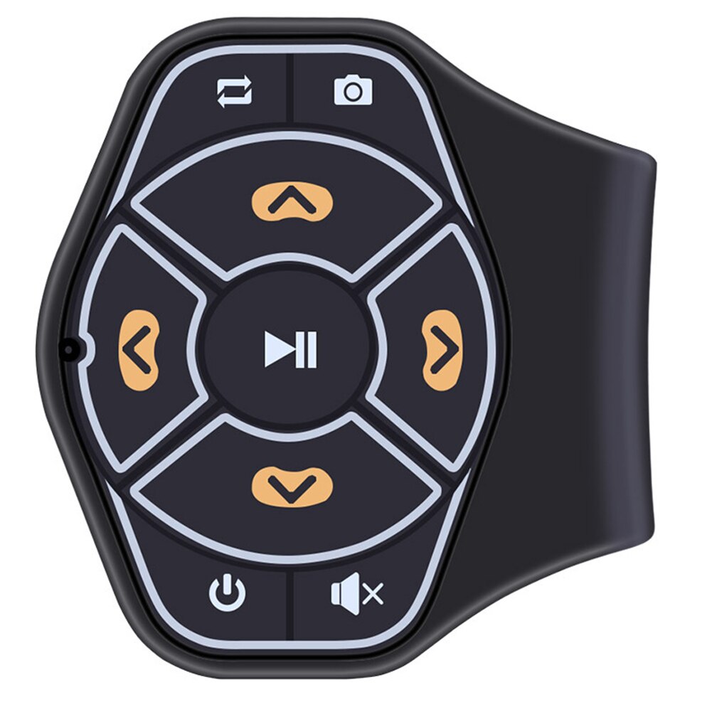 Stuurwiel Accessoires Bluetooth Auto Motorfiets Fiets Afstandsbediening Knop Media Smartphone X09