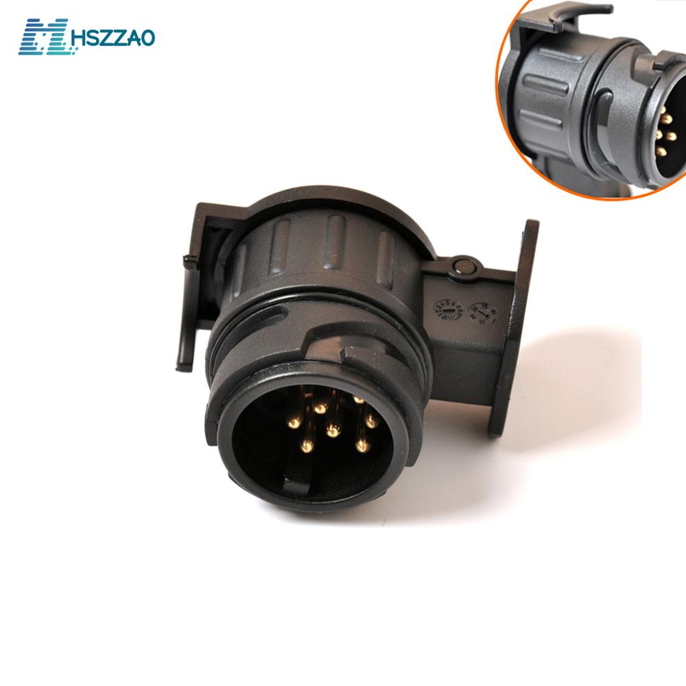 12V 13 To 7 Pin Plug Adapter Electrical Converter Truck Trailer Connector BD Auto Accessories