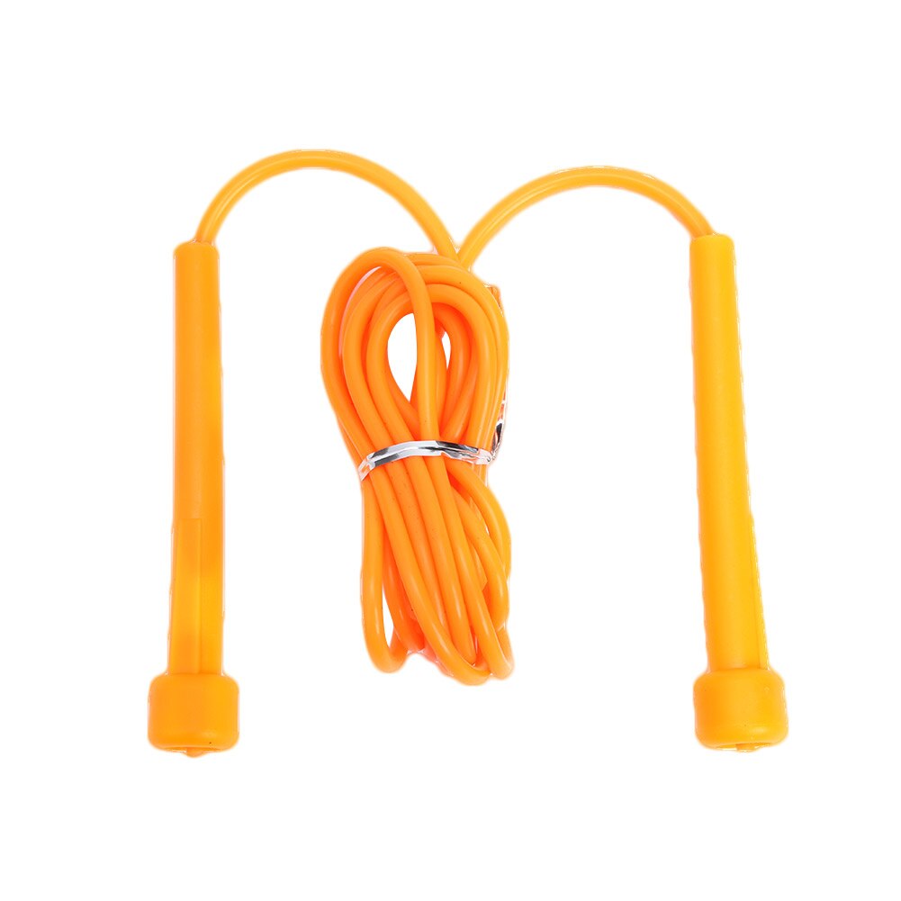 Cuerda de saltar ajustable de PVC, equipo de ejercicio de Fitness, para perder peso, gimnasio, Crossfit, entrenamiento, boxeo, deportes: Orange