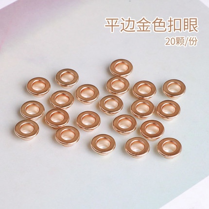 20pcs Colorful Grommets For Scented Wax Tablet Gasket Canvas Buckle Spray Metal Eyelets Rivets Sewing Accessories Candle Making: A gold 20pcs