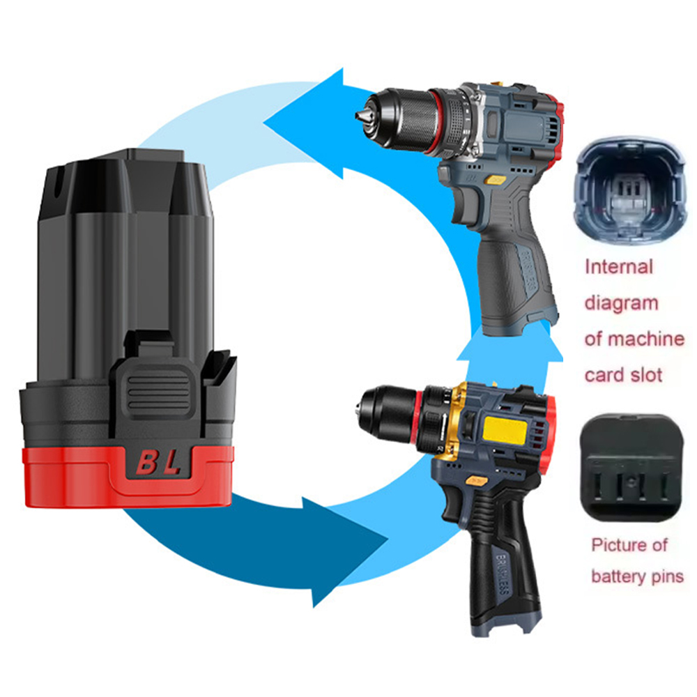 16.8V/18V 3000mAh 100% Lithium Battery For Dongke JAVN Rechargeable Brushless Small Steel Gun Starter Electrico Tool Battery