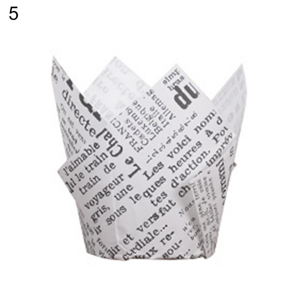 Taza ecológica para hornear magdalenas, revestimiento ligero para magdalenas, cumpleaños, , alimentaria, 100 piezas: 5