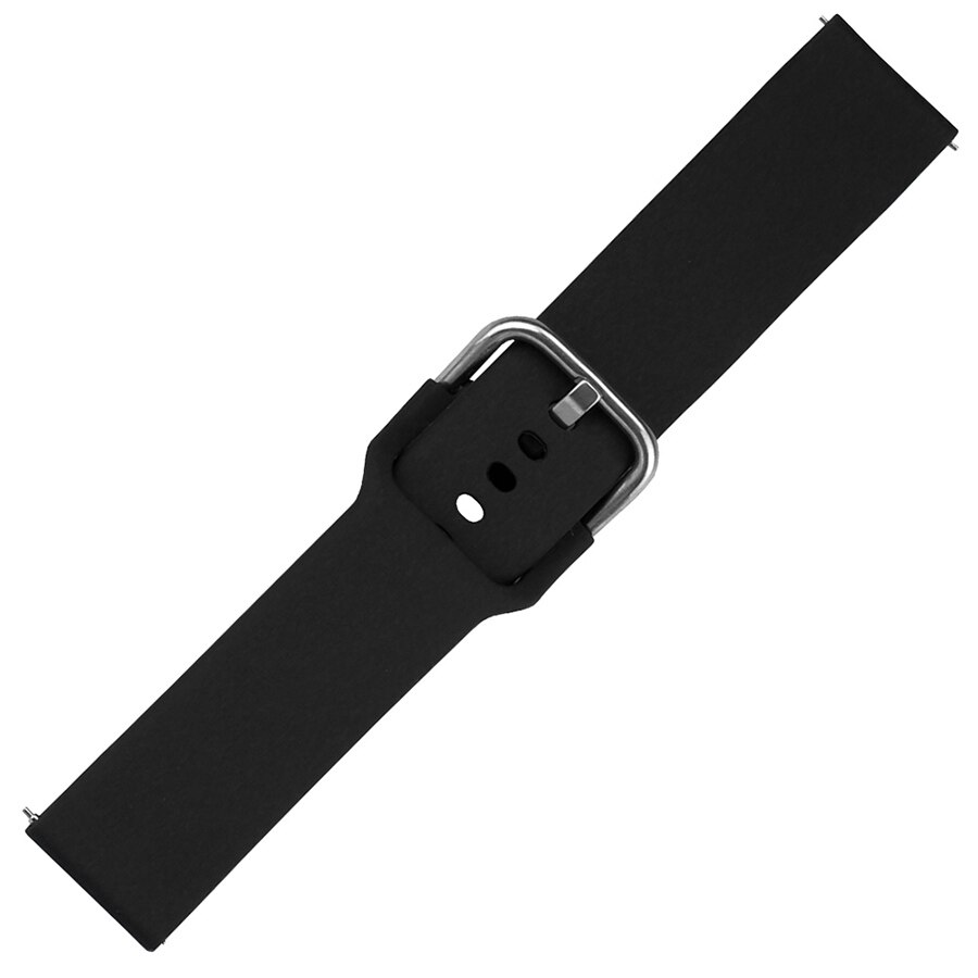 Watch Band for Xiaomi Haylou LS01 Strap Silicone Replacement Band Bracelet for Haylou LS01 Smart Watch Wristband Accessories: black