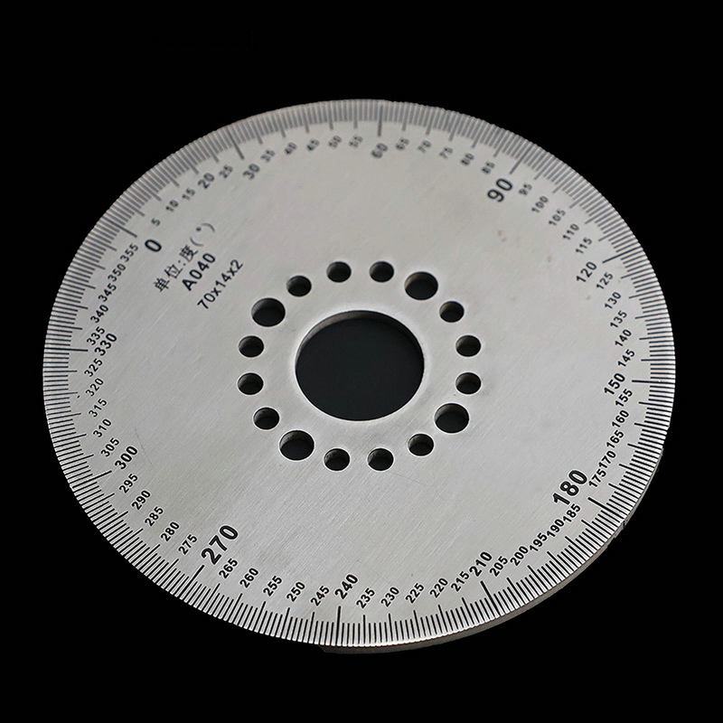 Diy diameter 70/100mm urtavla skala identifiering urtavla grader graderad cirkel skivgradskiva för maskinmätverktyg
