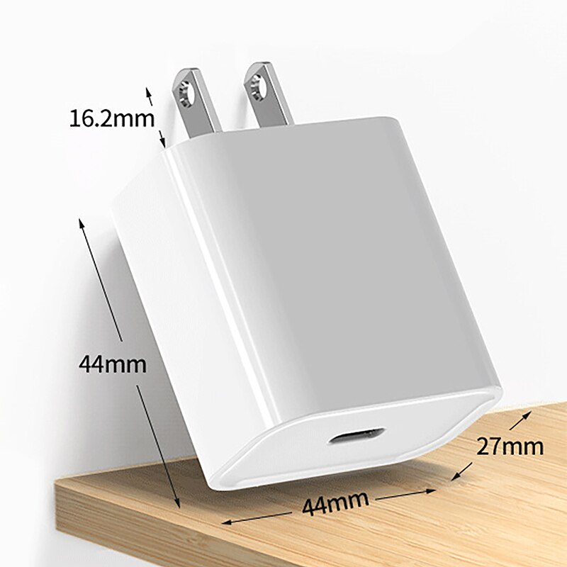 Applicable to for Apple 18W PD Charger Charging Head for iPhone 12 20W Power Adapter(US Plug)