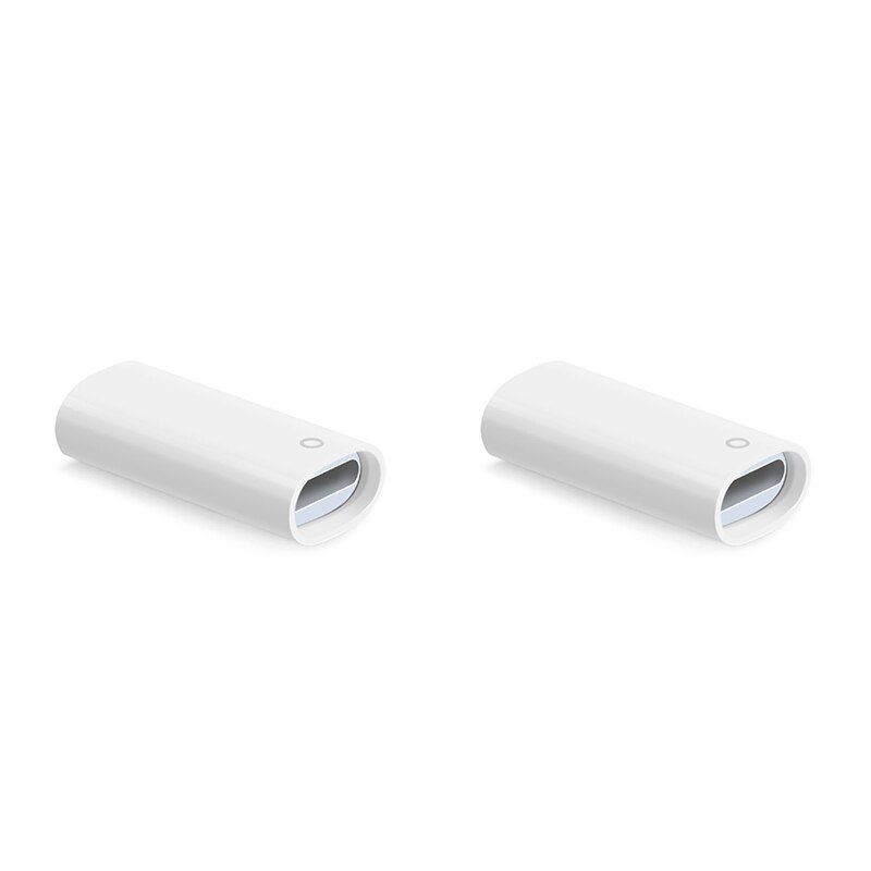 3/2/1PCS Mini Connector Charging Adapter for Apple Pencil Female to Female Home Office Easy Charge Charger Accessories: 2pcs