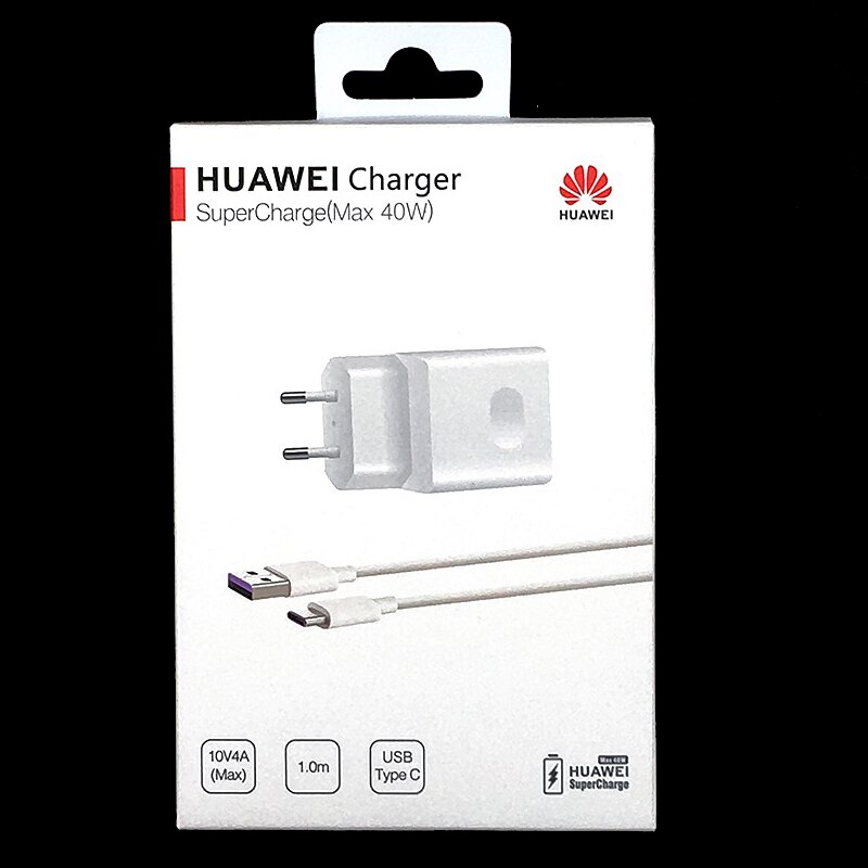 Huawei-cargador P40 PRO Original, 40W, 22,5 W, supercarga, Cable USB C, Huawei p30 pro, p40 lite, nova 5t, 6, 7i, mate 20x, xs, mate 30 pro