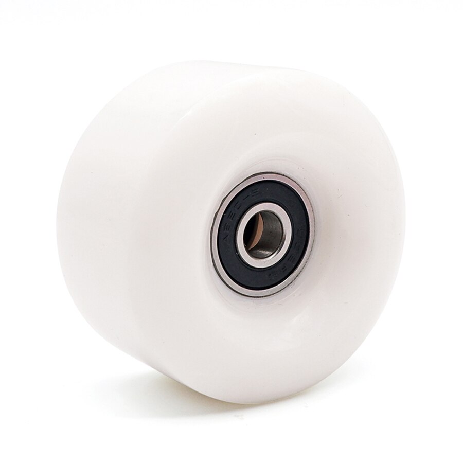 80%  highresponse rulleskøjter hjul med 608 lejer 58mm quad skating dæk 82a til indendørs udendørs dobbelt linje patines: Hvid