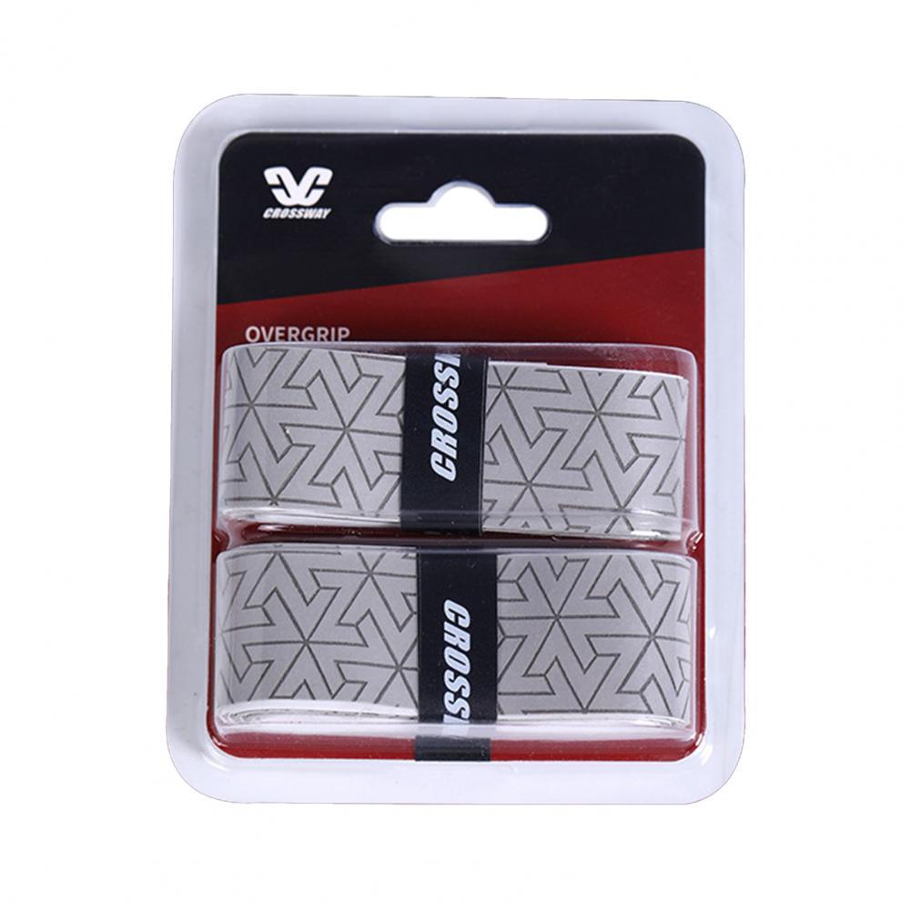 Racket Grip Cover Wear-resistant Racket Grip Band Faux Leather Practical Ergonomic Racket Handle Grip Tape:  Grey