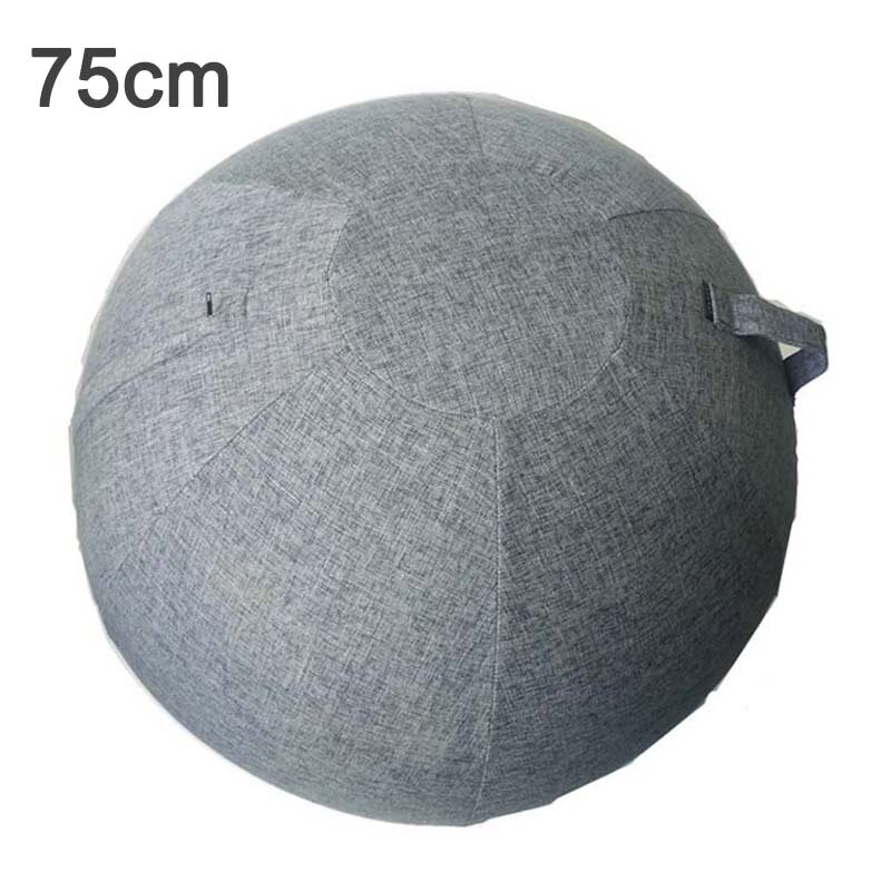 Anti-Slip Yoga Bal Cover Oefening Balans Bevalling Bal Cover Met Handdle Draagbare Yoga Pilates Gym Training Bal Cover tas: 75cm Navy blue