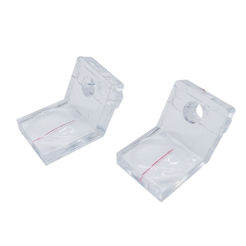 5 Pcs 40*23*6mm Magnifying Glass Magnifying Lens with Single Hole for Sliding Table Saw