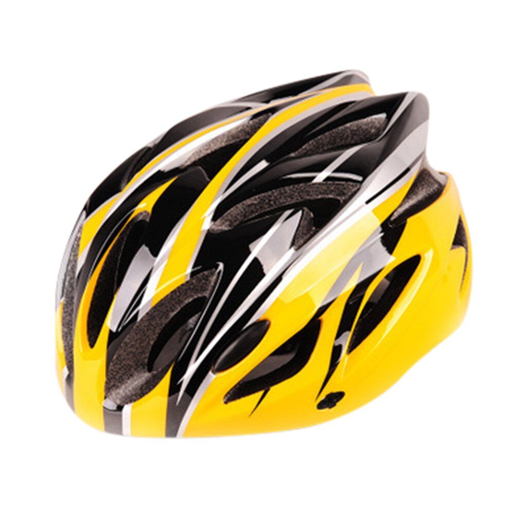 @40 Best CyCling Helmet Mountain Bike Helmet MTB Cyclist Helmet Helmets M and L Men Women Head Protector Caps: Yellow