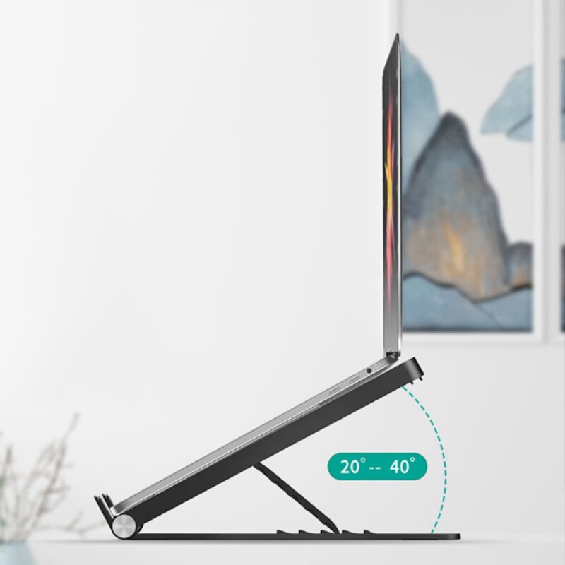 1 Pcs Mini USB Wired Numpad 18 Keys Digital Keyboard & 1 Pcs Foldable Plastic Laptop Stand Office Tablet Stand Bracket