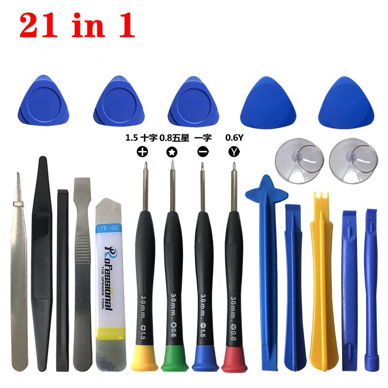 21 in 1 Mobile Phone Repair Tools Opening for Android iPhone iPadTool Screwdriver Set Laptop Computer Hand Kit Opening Tool