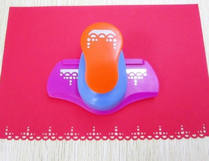 Appareil de gaufrage, Machine de bricolage, découpeur de papier pour Scrapbooking, bordure de Photo, artisanat décoratif, poinçon de trou de fleur fait à la main:  7long 22mm wide 13m