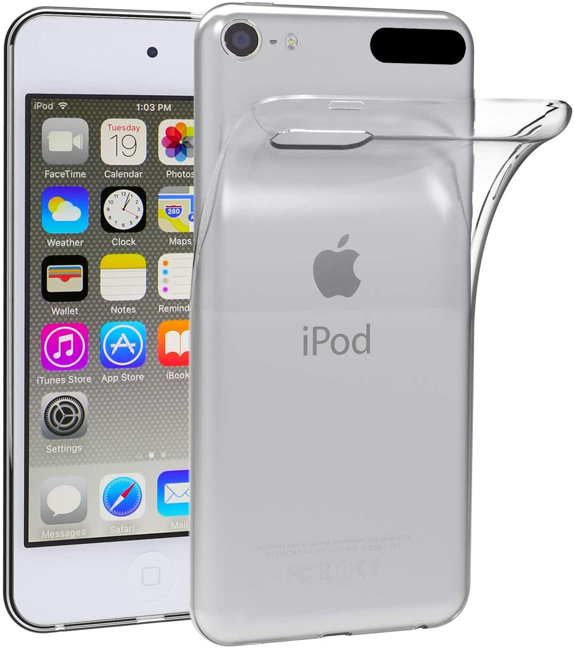 Funda transparente de TPU suave Sfor para Apple Ipod Touch 5 6 7 funda delgada de silicona transparente protectora para Ipod Touch 7 cubierta trasera