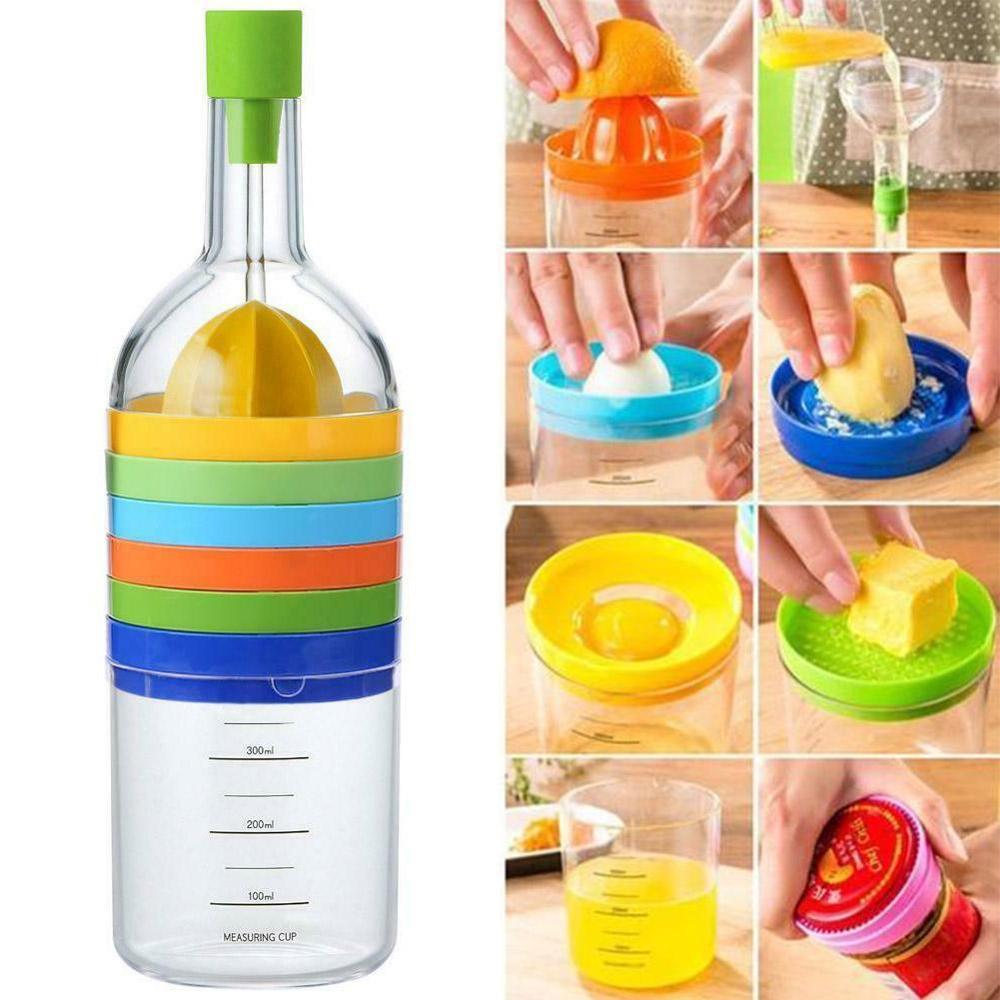 Multi Functional 8 in 1 Kitchen Tool Set Multipurpose Kitchen Tool Kitchen Gadget Bottle U1T5