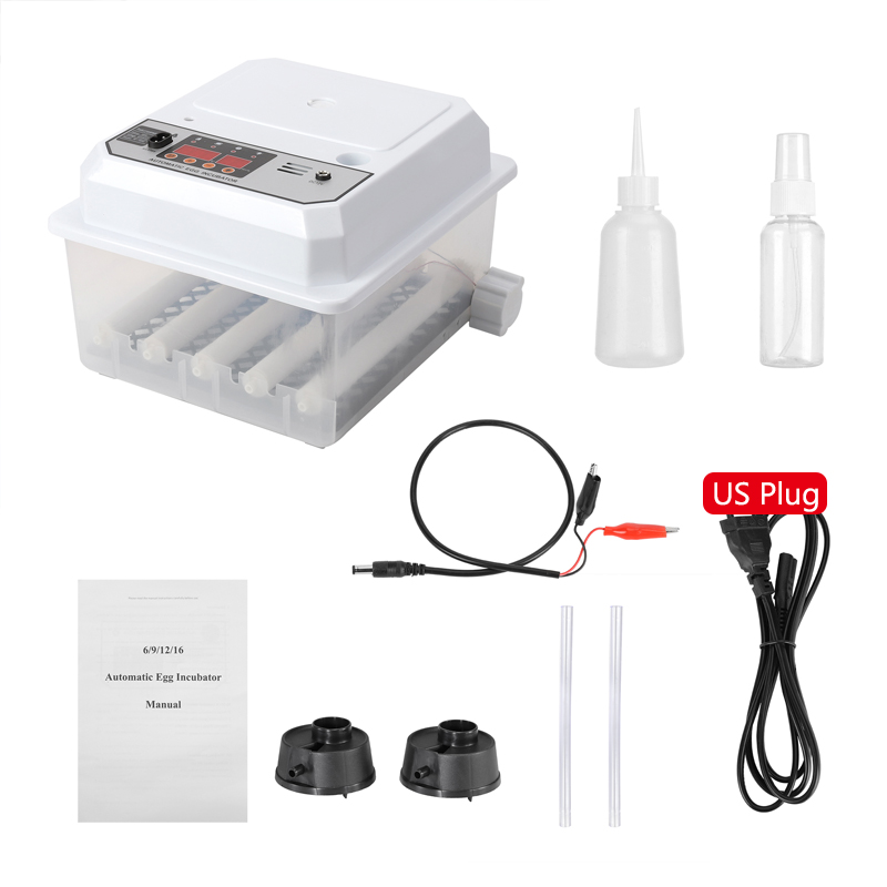 16 Eggs Dual-Electric Fully Automatic Turning Egg ... – Vicedeal