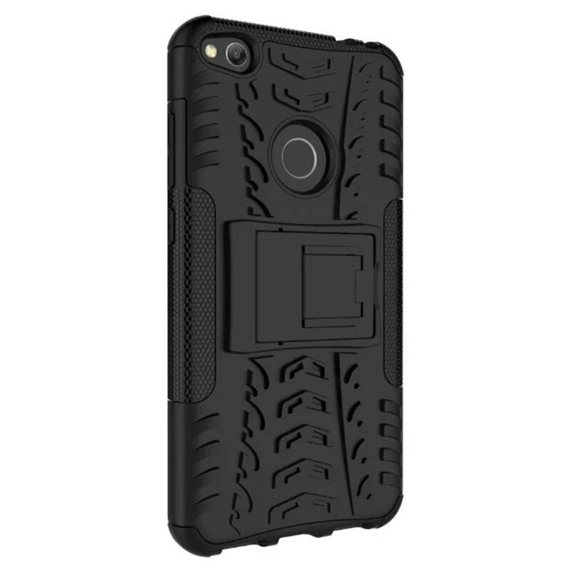 Peaktop per Huawei Honor 8 Lite custodia coperchio antiurto in silicone PC armatura custodia rigida ibrida per Huawei P8 Lite 2017 / P9 Lite 2017