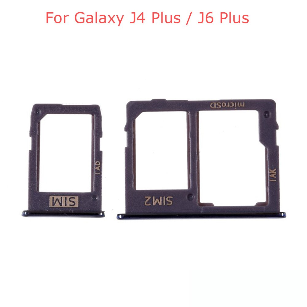 lot For Samsung Galaxy J6+ J610F J6 Plus/J4+ J415F J4 PLUS SIM Card Tray Slot Holder Replacement Part J610 J415