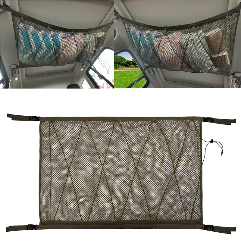 Suv Auto Plafond Opslag Netto Pocket Autodak Zak Interieur Cargo Net Ademend Mesh Zak Auto Opbergen Opruimen Interieur Accessoires
