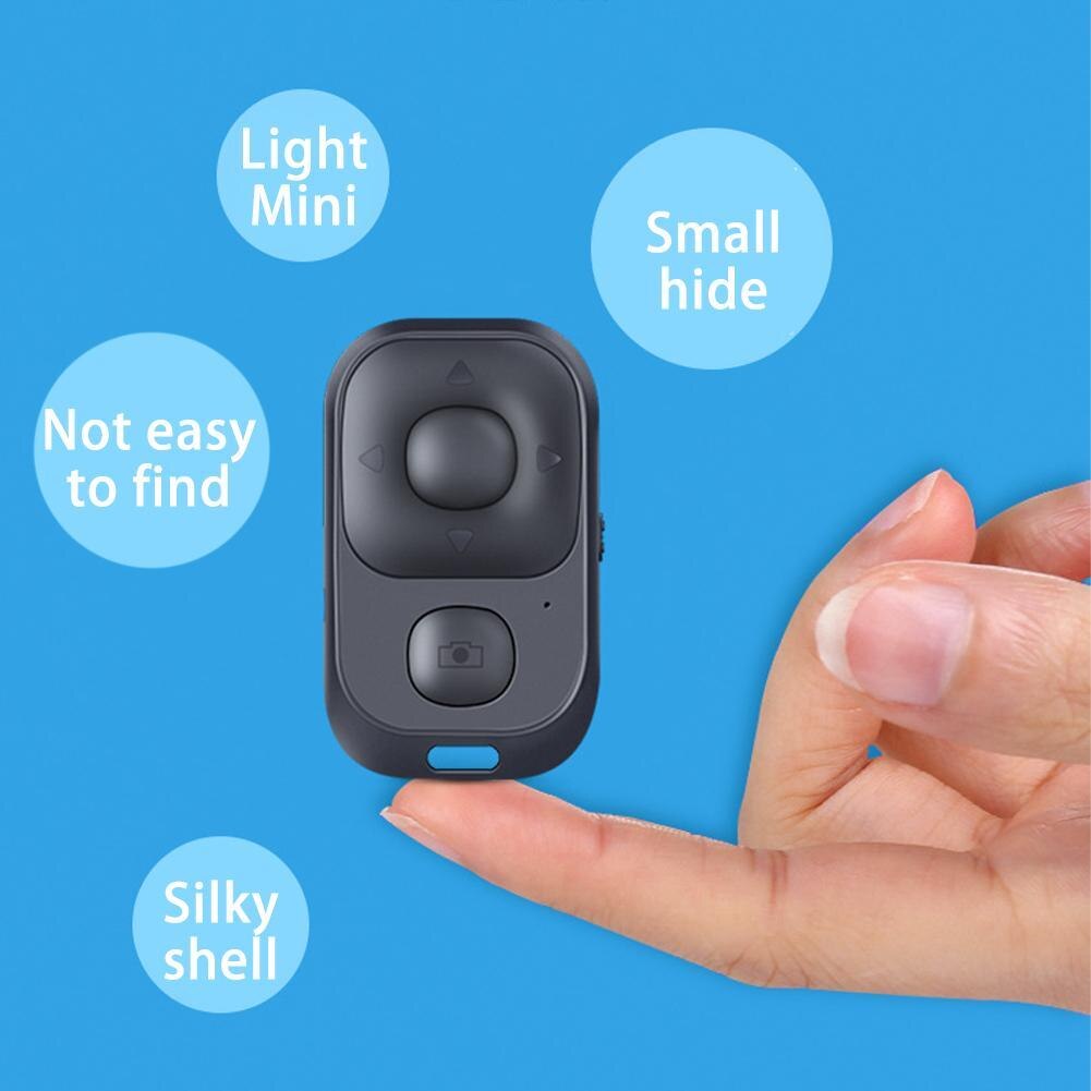 Mini Draadloze Selfie Rc Bluetooth-Compatibele Ontspanknop Camera Telefoon Zelfontspanner Pagina Draaien Controller